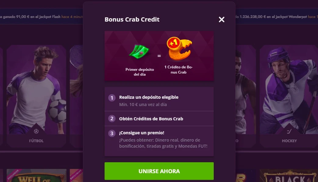 Malina Casino Bonos